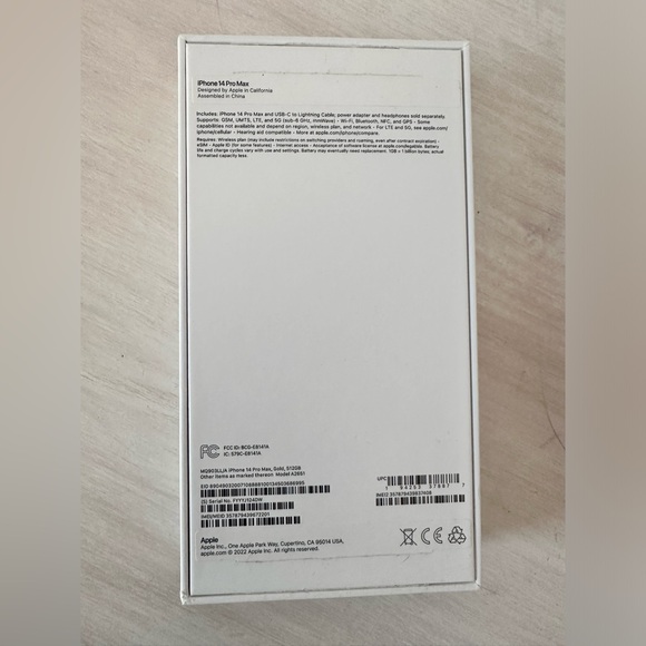 Apple iPhone 14 Pro Max Gold EMPTY BOX ONLY - Picture 4 of 6